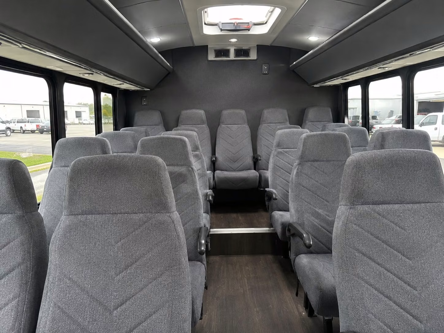 15 passenger minibus interior