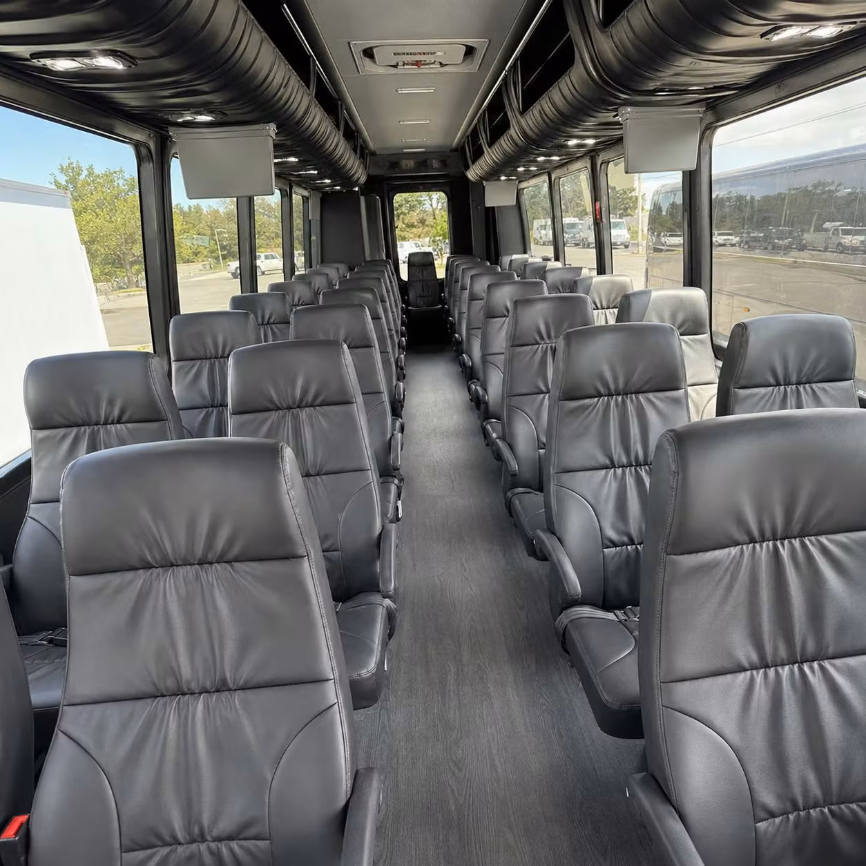 28 passenger minibus interior