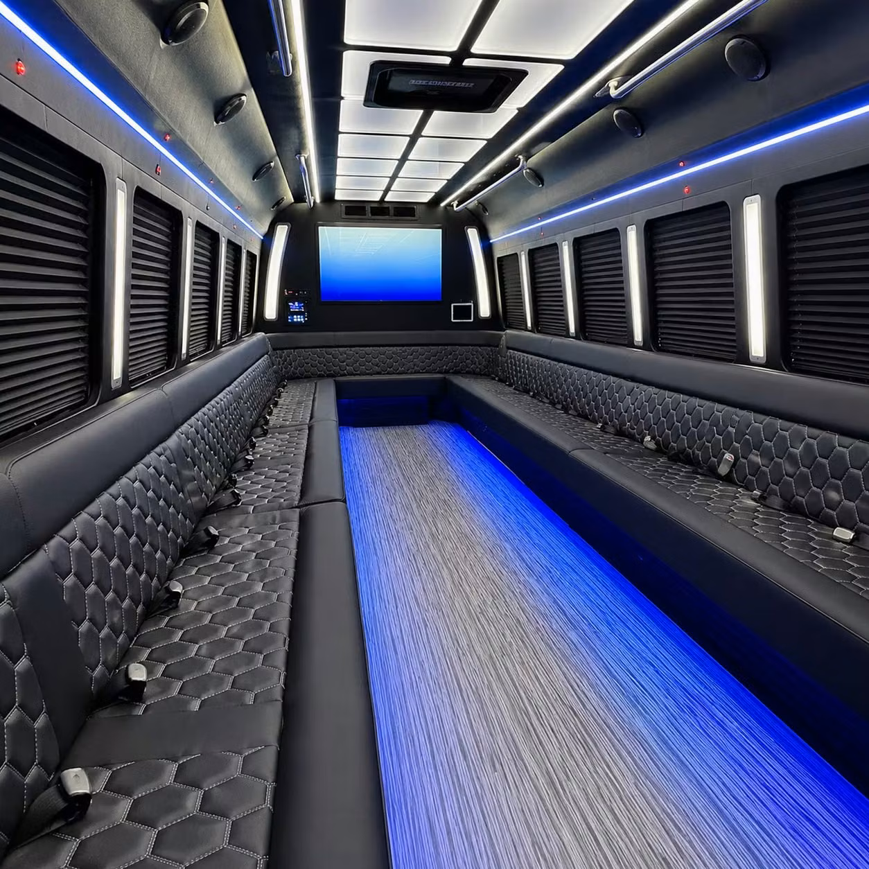 party bus interior