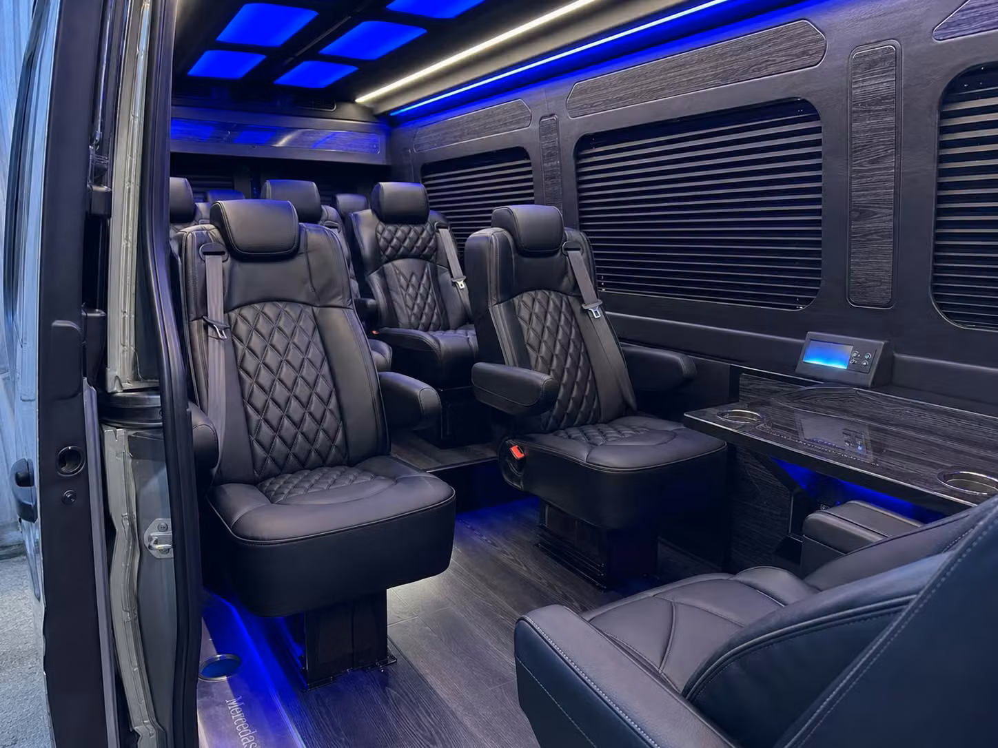 sprinter van with driver interior